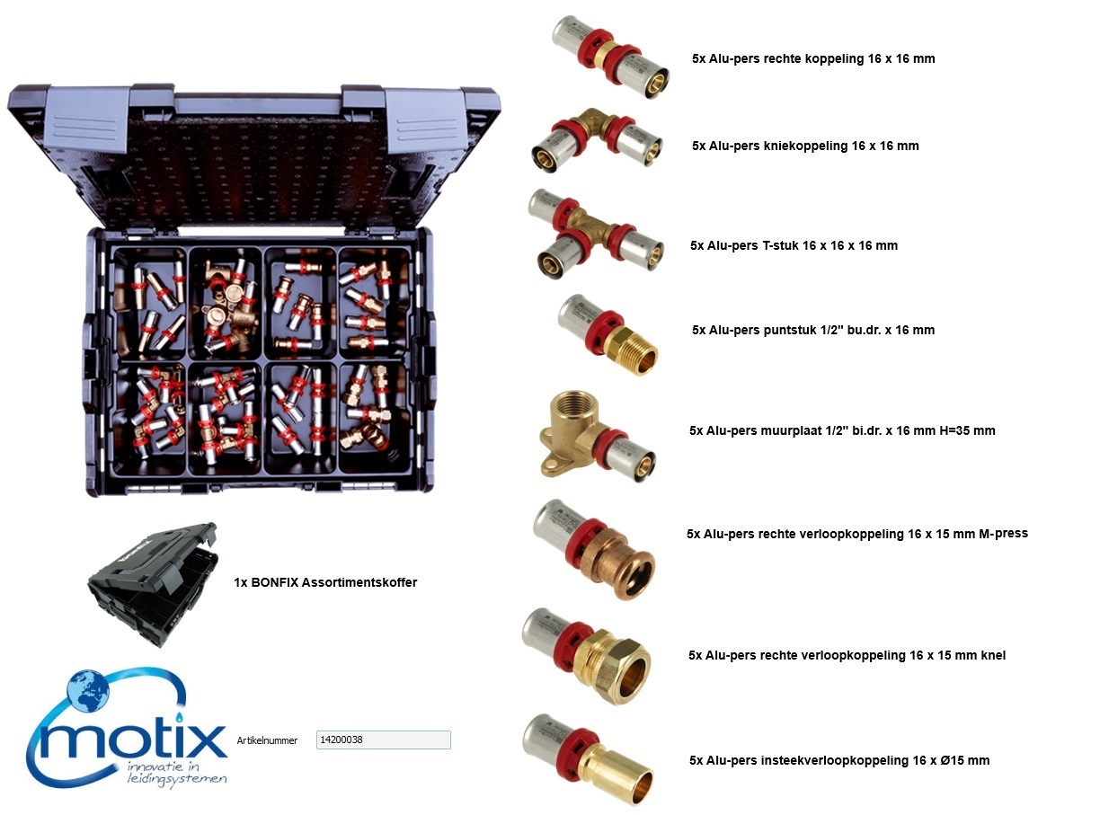 BONFIX ASSORTIMENTSKOFFER ALU-PERS