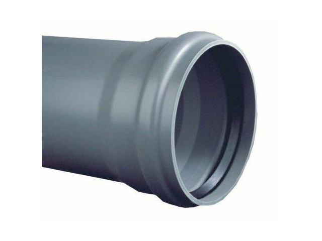 PVC rioolbuis DKN grijs 3-lagen SN4 manchet