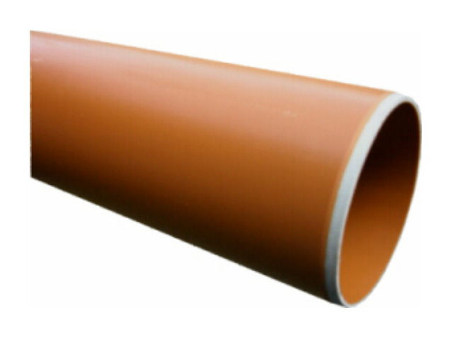 PVC rioolbuis DKN bruin 3-lagen SN4 glad