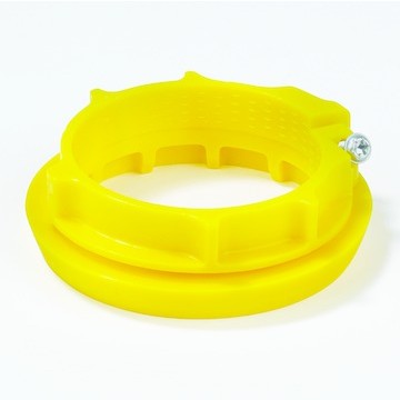 PVC fixatiering 63mm t.b.v. vloerplaat geel