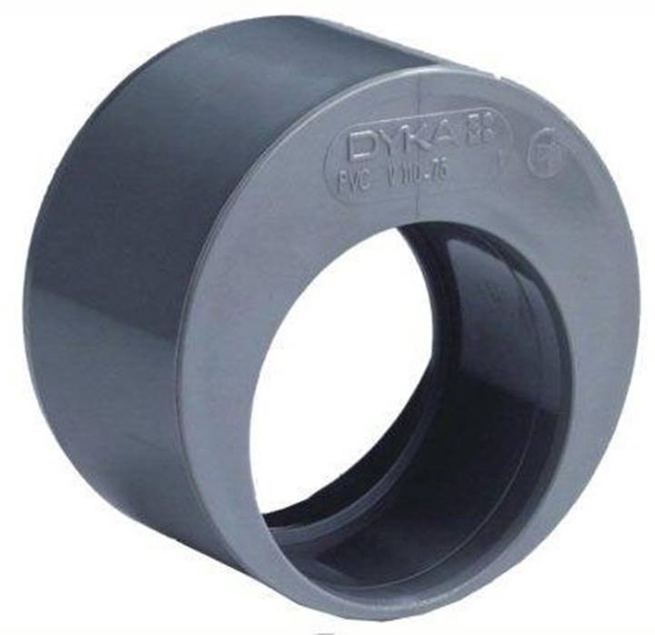 Dyka PVC riool lijm inzetverloop exc.