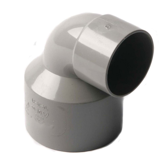 Dyka PVC riool lijm verloopbocht 90° 2xmof