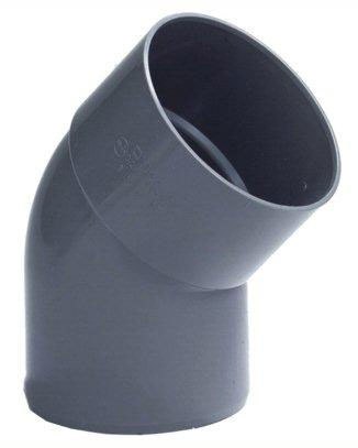 Dyka PVC riool lijm bocht 45° mof/spie