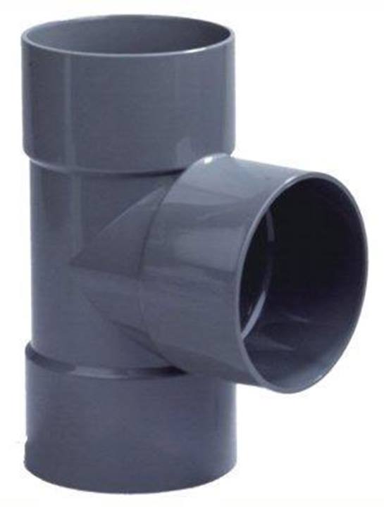 Dyka PVC riool lijm T-stuk 87° 3xmof