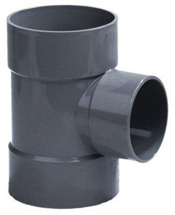 Dyka PVC riool lijm verloop T-stuk 90° 3xmof