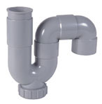 Dyka ABS riool lijm sifon grijs