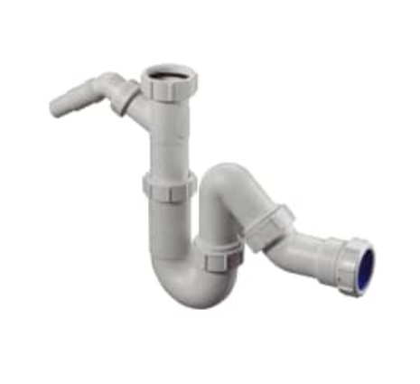 McAlpine 0053570 Universeelsifon+WMA KOMO 1-1/2"x40mm