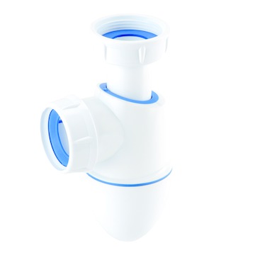 Dyka PP bekersifon knel x binnendraad wit