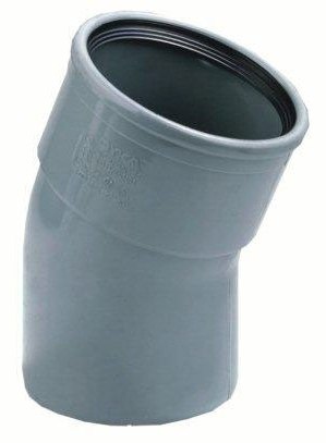Dyka PVC riool manchet SN4 bocht 22,5° manchet/spie