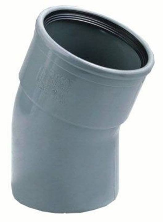 Dyka PVC riool manchet SN4 bocht 22,5° manchet/spie