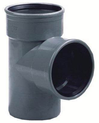 Dyka PVC riool manchet SN4 T-stuk 87° 2xmanchet