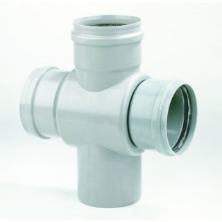 Dyka PVC riool manchet dubbel T-stuk 87°