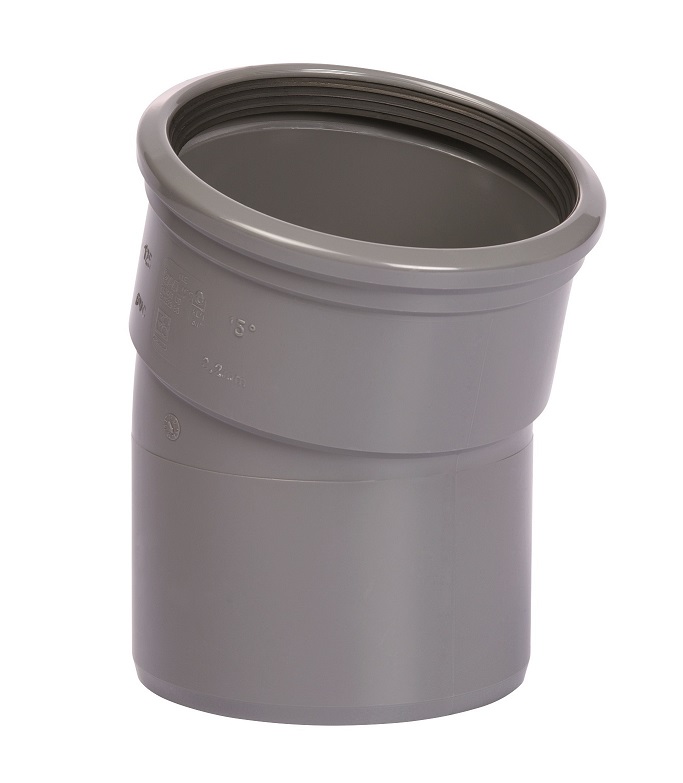 Pipelife PVC riool manchet SN4 bocht 15° manchet/spie