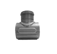 Pipelife PVC klemaansluitstuk