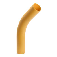 Pipelife Polvalit Z bocht 45° Gastec geel 2x spie