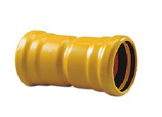 Pipelife Polvalit Z verlengde steekmof Gastec geel