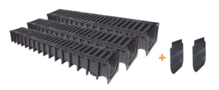 SAB draingoot Kit compleet met GY rooster, klasse B125