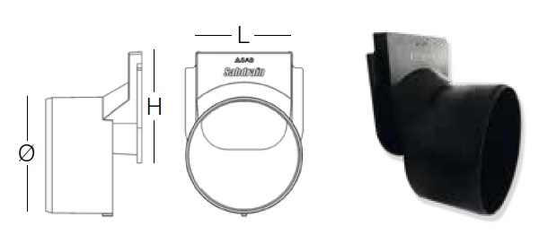 SAB einduitloop tbv draingoot 100x100
