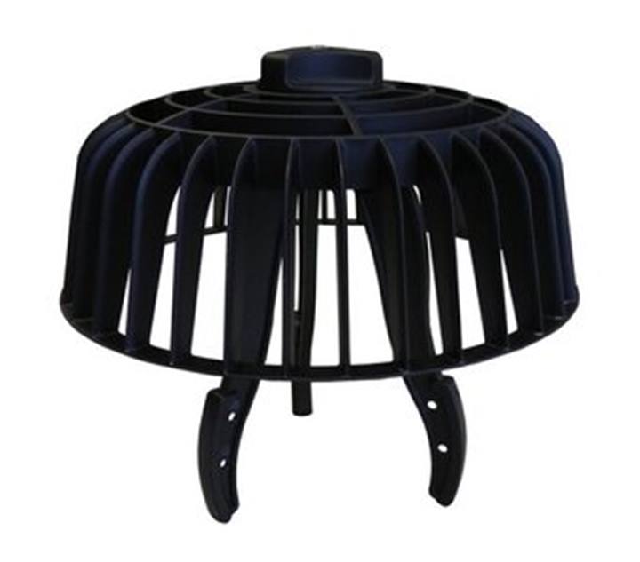 PP bladvanger universeel zwart t.v.b. onderuitloop