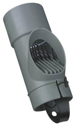 Dyka Loof/blad afscheider 80mm PP grijs