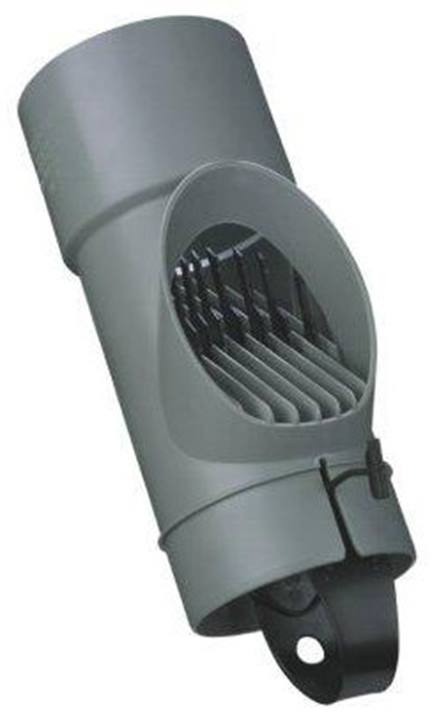 Dyka Loof/blad afscheider 80mm PP grijs