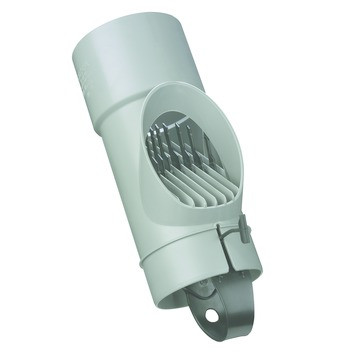 Dyka Loof/blad afscheider 80mm PP wit