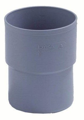 Dyka PVC HWA verbindingsmof grijs mof/verj.