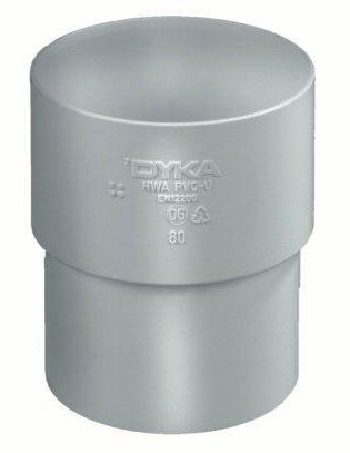 Dyka PVC HWA verbindingsmof wit mof/verjong