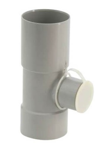 Dyka PVC regenton vulautomaat lichtgrijs