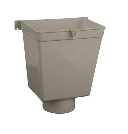 Wavin PVC HWA vergaarbak grijs model 2