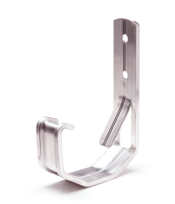 S-lon aluminium beugel nr.2 Mini bakgoot 95mm grijs