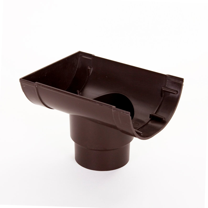 S-lon PVC einduitloop lijm mastgoot 4" x 70mm bruin