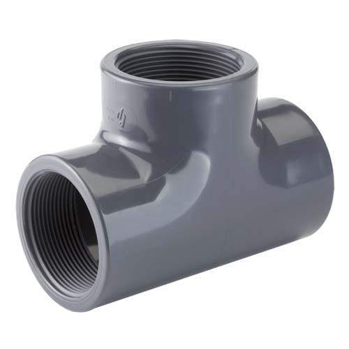 TP PVC HD T-stuk 90° 3x bi.dr.