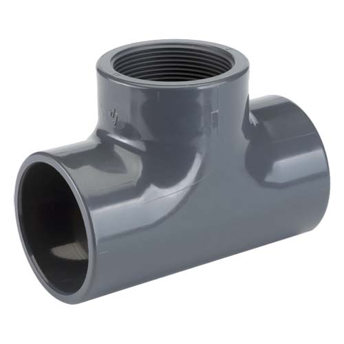 TP PVC HD schroef T-stuk 90° lijm x bi.dr. x lijm