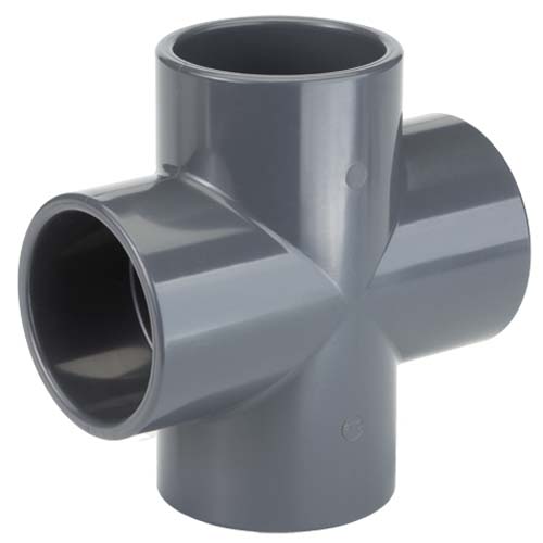 TP PVC HD kruisstuk 90° 4x lijm