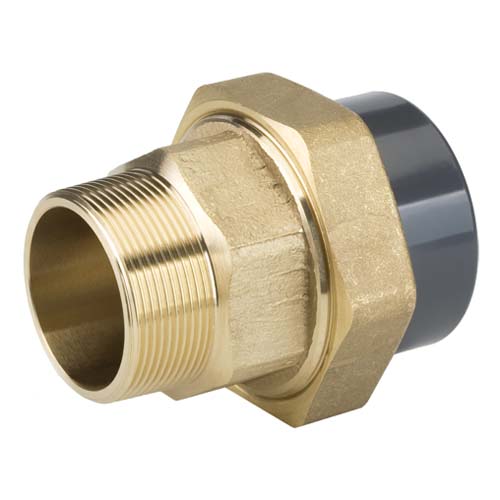 TP PVC / messing 3/3 punt koppeling lijm x bu.dr.