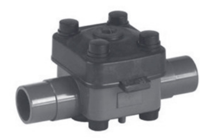 PVC HD membraanafsluiter 2x lijm met spie einden