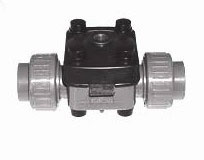 PVC HD membraanafsluiter 2x lijm met dubbele wartel