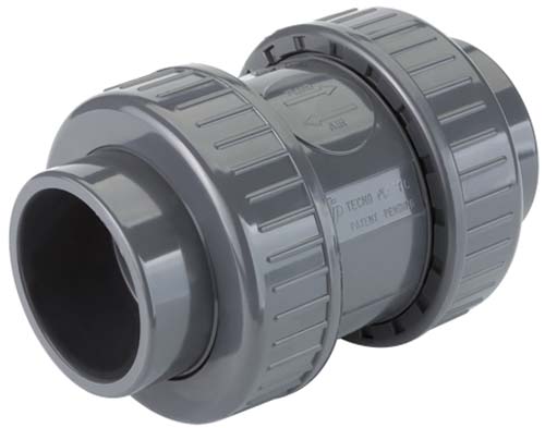 TP PVC HD terugslagklep veerbelast 2x lijm
