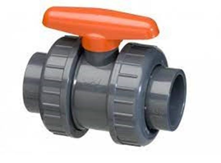 VDL Kogelkraan-PVC type DIL INCH maten