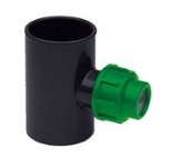 VDL PE T-stuk lijm x klem x lijm