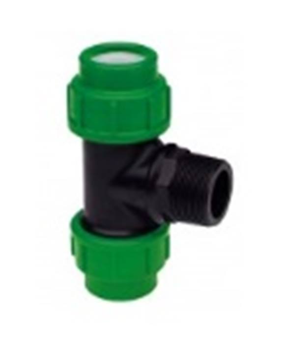 VDL PE T-stuk klem x buitendraad x klem