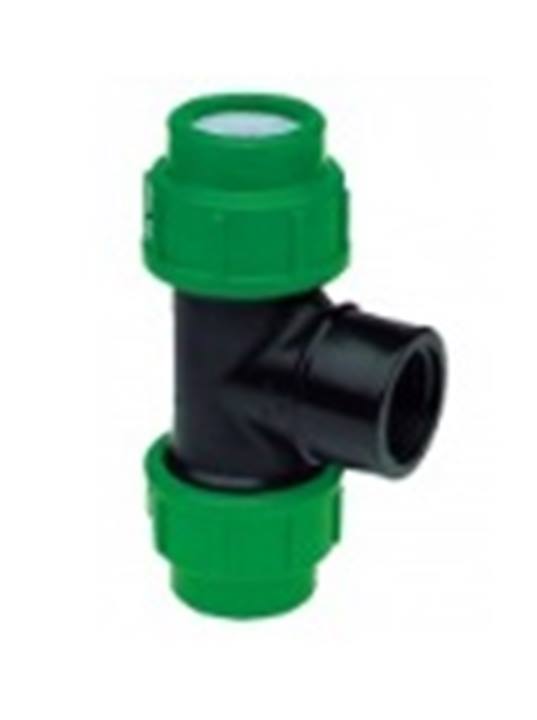 VDL PE T-stuk klem x binnendraad x klem