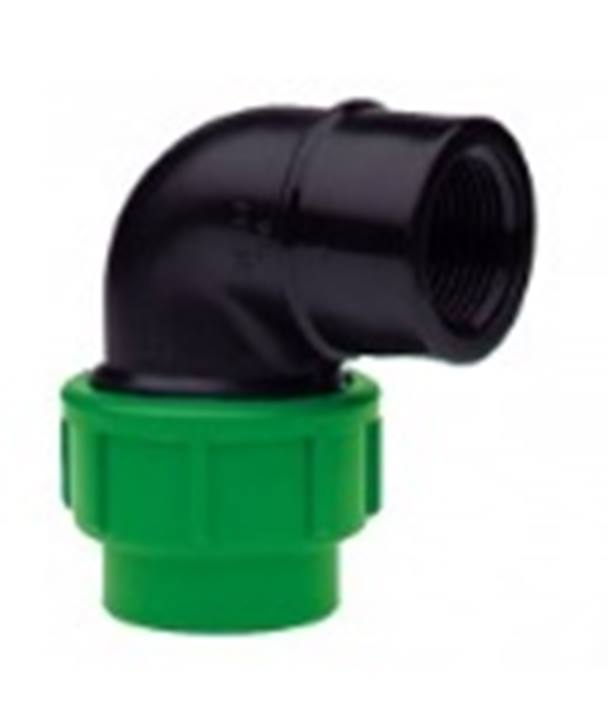 VDL PE knie klem x binnendraad