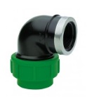 VDL PE knie klem x binnendraad (versterkt)