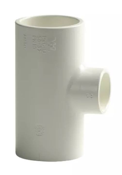 VDL T-stuk 90° wit verlopend