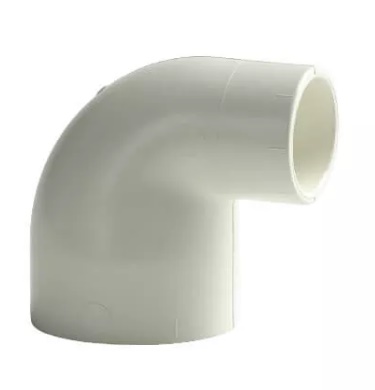 VDL Knie 90° wit verlopend