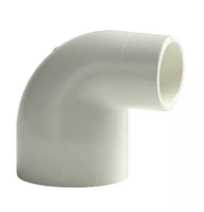 VDL Knie 90° wit verlopend