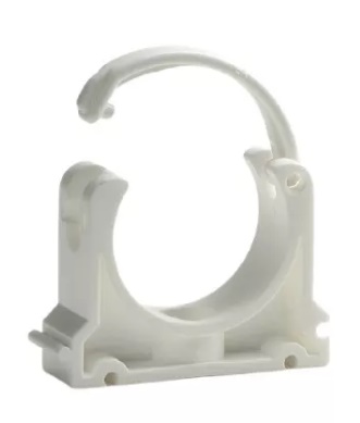 VDL Buisklem wit + beugel