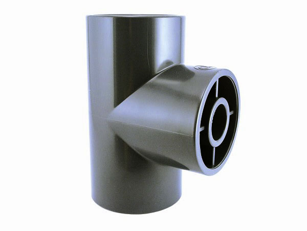 CH PVC HD Verloop T-stuk 90° 3x lijm